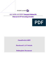 ALU Enterprise OmniSwitch6855 Boilerplate Rev 2.1a