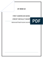 Firstamerican Bank Credit Default Swaps