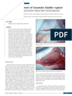 104 Laparoscopic Treatment of Traumatic Bladder Rupture