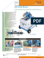 Cable Blowing, Handheld Blower and Microduct Installation