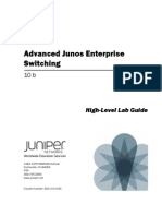 Advanced Junos Enterprise Switching: High-Level Lab Guide