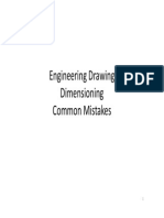 Dimensions Common Mistakes