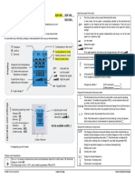 A6V10219537 - Operating Instructions - Semi Flush-Mount Room Thermostat RDF300.., RDF340. - en