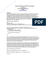 Web Application Disassembly With ODBC Error Messages: by David Litchfield Director of Security Architecture @stake