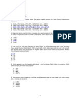 Problem Set Capital StructureQA