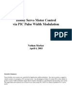 Hobby Servo Motor Control Via PIC Pulse Width Modulation: Nathan Markey April 4, 2003