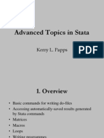 Advanced Stata