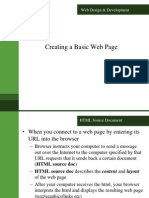 Creating A Basic Web Page