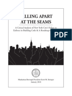 Falling Apart at The Seams: A Critical Analysis of New York City's Failure To Enforce Its Building Code & A Roadmap To Reform