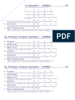 2013 IB Economics Internal Assessment CRITERIA