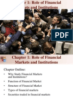 Chapter 1 Role of Financial Markets and Institutions