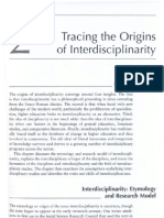 Tracing The Origins of Interdisciplinarity-Repko 2008