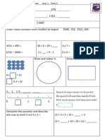 Tenambit PS Maths Key Ideas Ass Yr3 T1