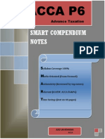 SMART Compendium Notes ACCA P6 (40 Pages)