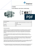 J08021A0002 - FC Adaptor, Singlemode and Multimode