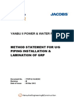 Method Statement of GRP