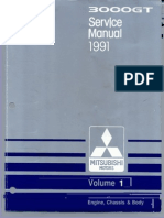 1991 ServiceManual Mitsubishi 3000GT