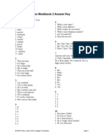 English in Action Workbook 2 Answer Key: Unit 1: Nice To Meet You