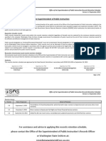 OSPI Records Retention Schedule v1.2 Sep 2013