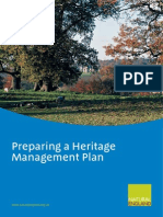 Preparing A Heritage Managment Plan