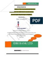 On Environmental Factors Responsible For Idbi's Performance