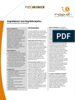 RapidMiner Fact Sheet