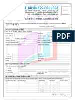 PBC Application Form