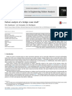 Failure Analysis of A Bridge Crane Shaft-Version Online Final