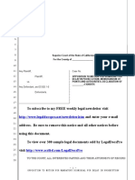 Sample Opposition To California Motion For Mandatory Dismissal