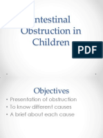 Intestinal Obstruction in Children