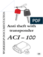 ACI 100 Anti Theft Transponder Manual