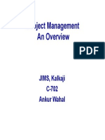 Project Management-Overview L1