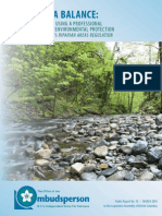 Striking A Balance: The Challenges of Using A Professional Reliance Model in Environmental Protection - British Columbia's Riparian Areas Regulation