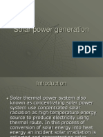 Solar Power Generation