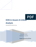 ICDS IN ASSAM - A Critical Analysis