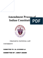 Amendment of Indian Constitution