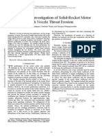 Performance Investigation of Solid Rocket Motor With Nozzle Throat Erosion