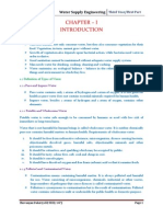 Notes - Water Supply Engineering