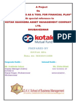 Project On Kotak Mutual Fund