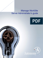 Worksite Server Administrators Guide 8 5 For Imanage Server