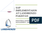 Erp Implementation at Landirenzo