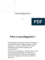 Neurolinguistics