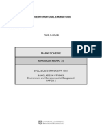 Mark Scheme Maximum Mark: 75: Gce O Level