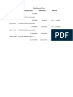 Calculation of Fees: Authorised Capital Additional A.C. Add. Fees