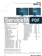 Philips 37pfl9603d Chassis Q529.1e-La SM