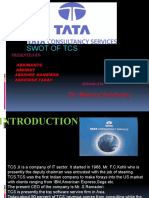 Swot of TCS: Dr. Reema Varshney