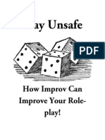 Play Unsafe - How Improv Can Improve Your Roleplay