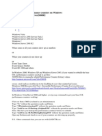 How To Rebuild Performance Counters On Windows 7, Vista, 2008