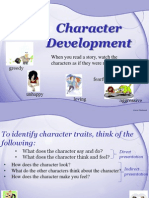 Power Point Character Development in Novels Source Unknown