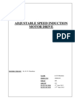 Adjustable Speed Induction Motor Drive